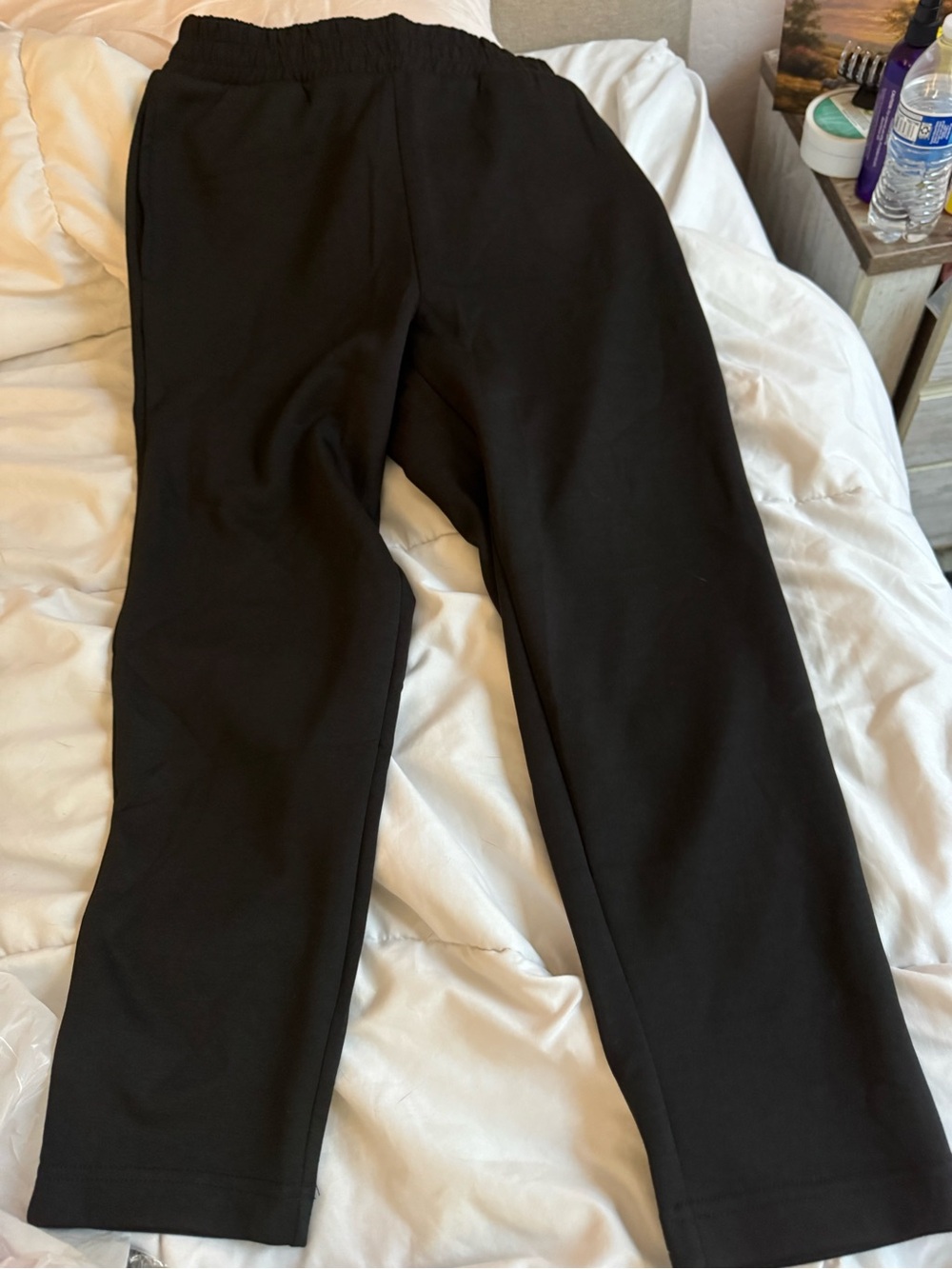 Women’s Black Elastic-Waist joggers Zenana